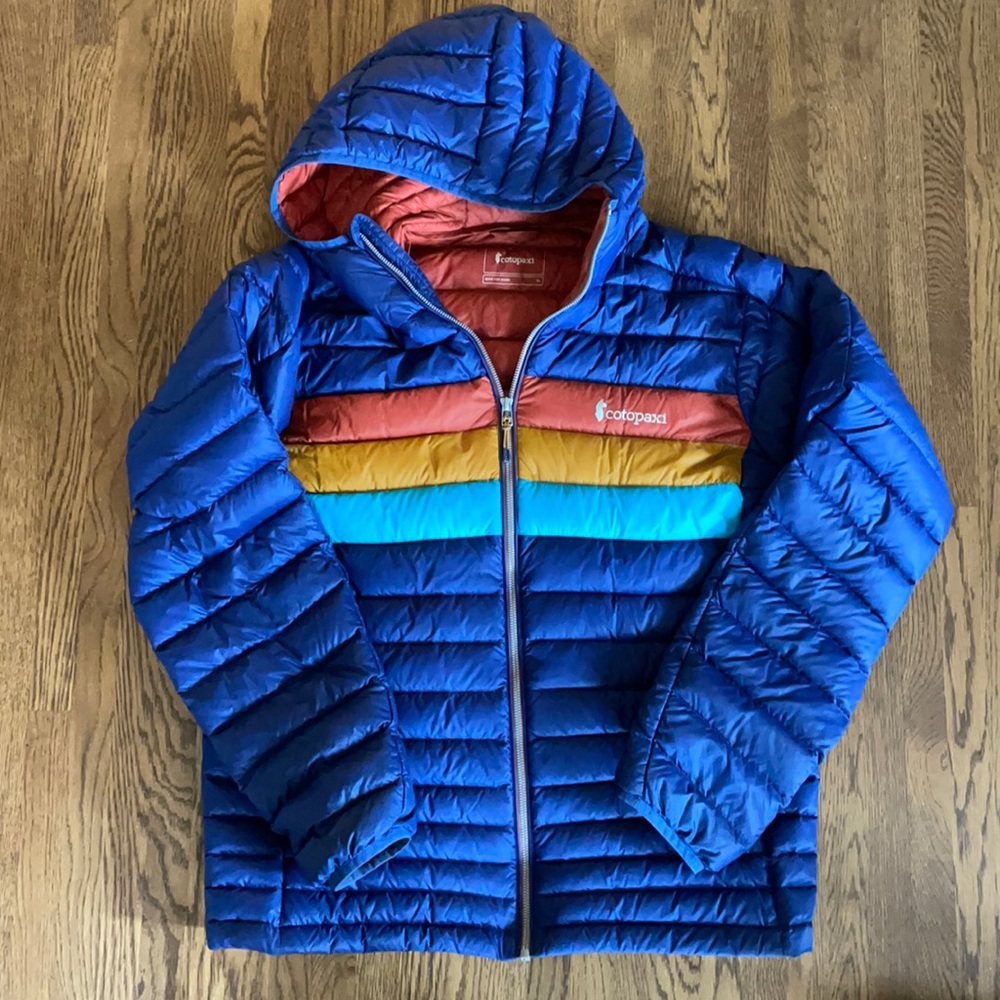 Perfect COTOPAXI Fuego down hooded jacket Men's Large or Unisex